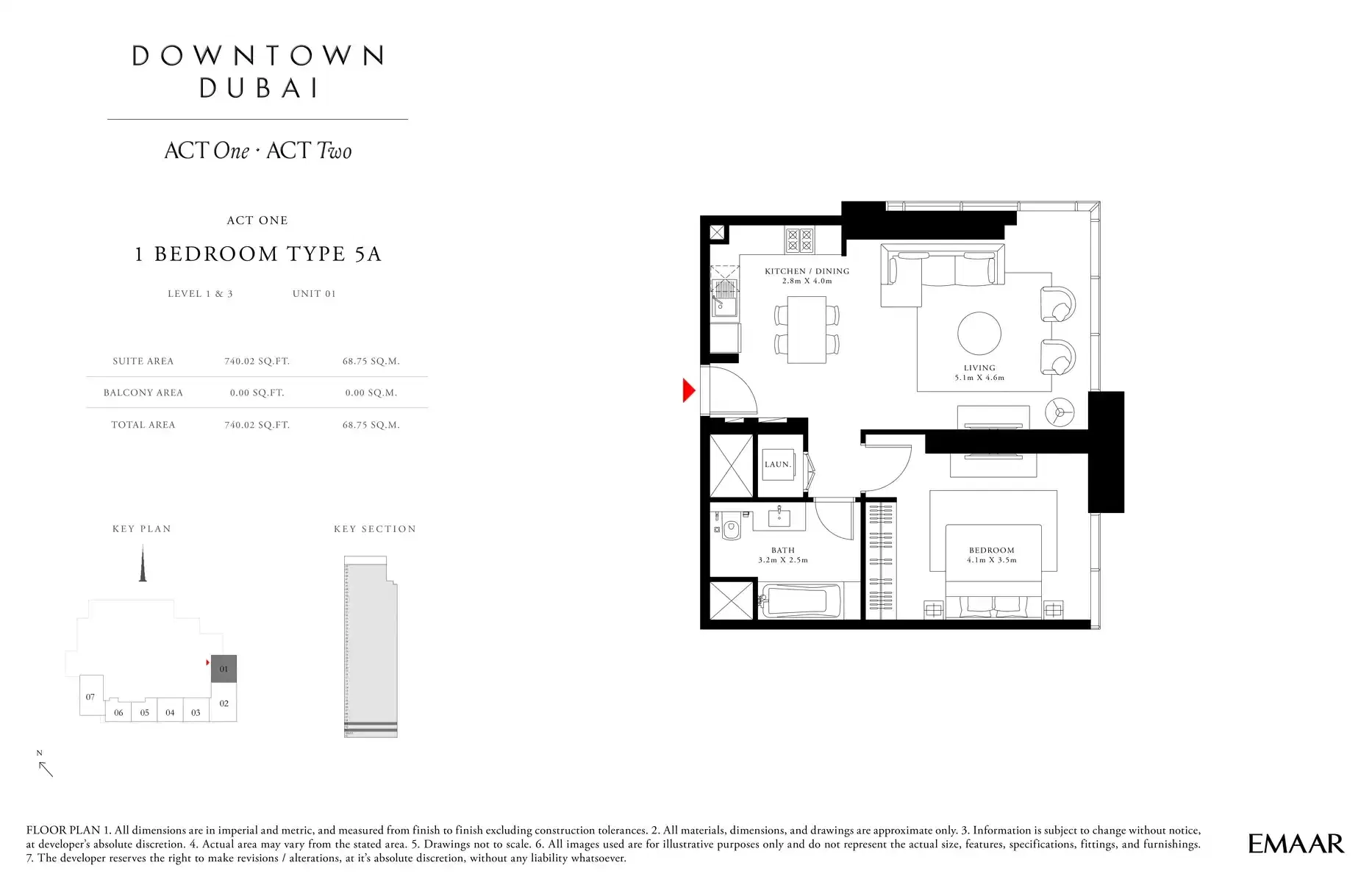 1 Bedroom Apartments