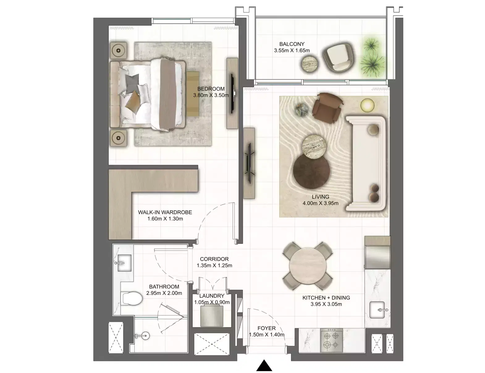 1 Bedroom Apartment