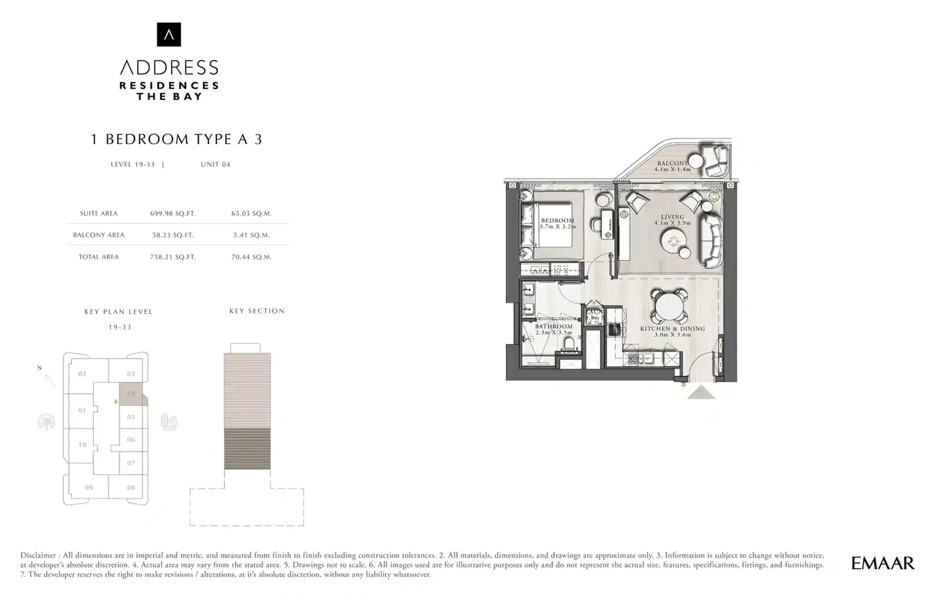 1 Bedroom Apartments