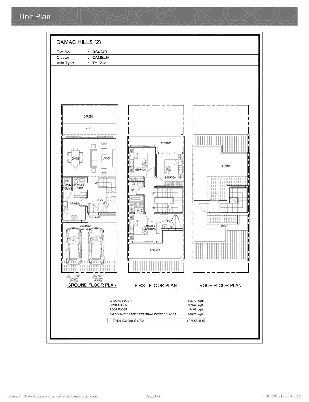 3 Bedroom Townhouses