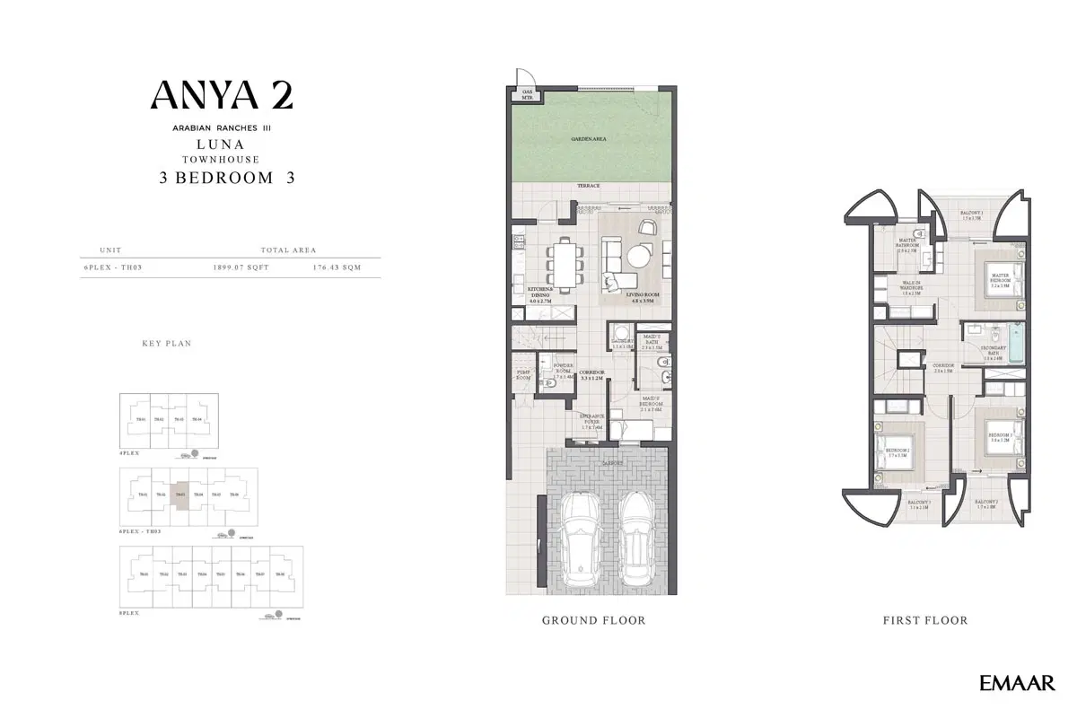 3 Bedroom Townhouses