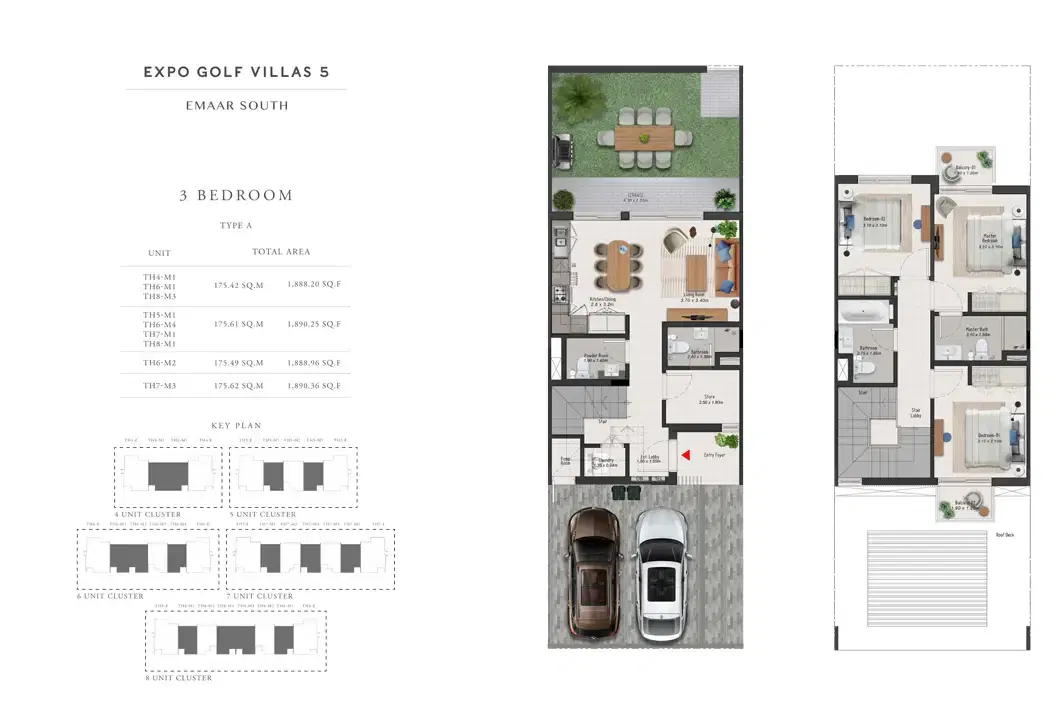 3 Bedroom Villas