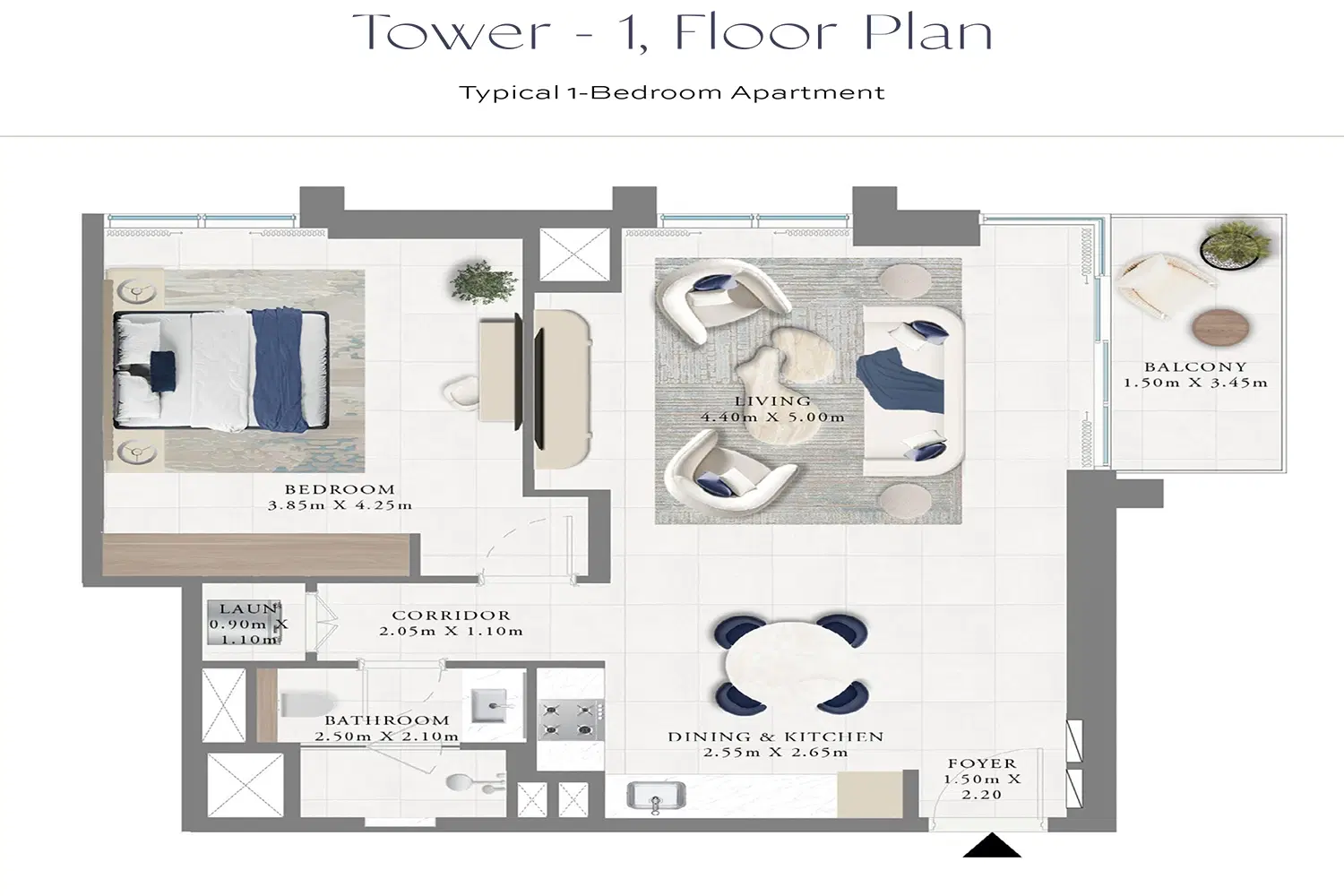 1 Bedroom Apartments