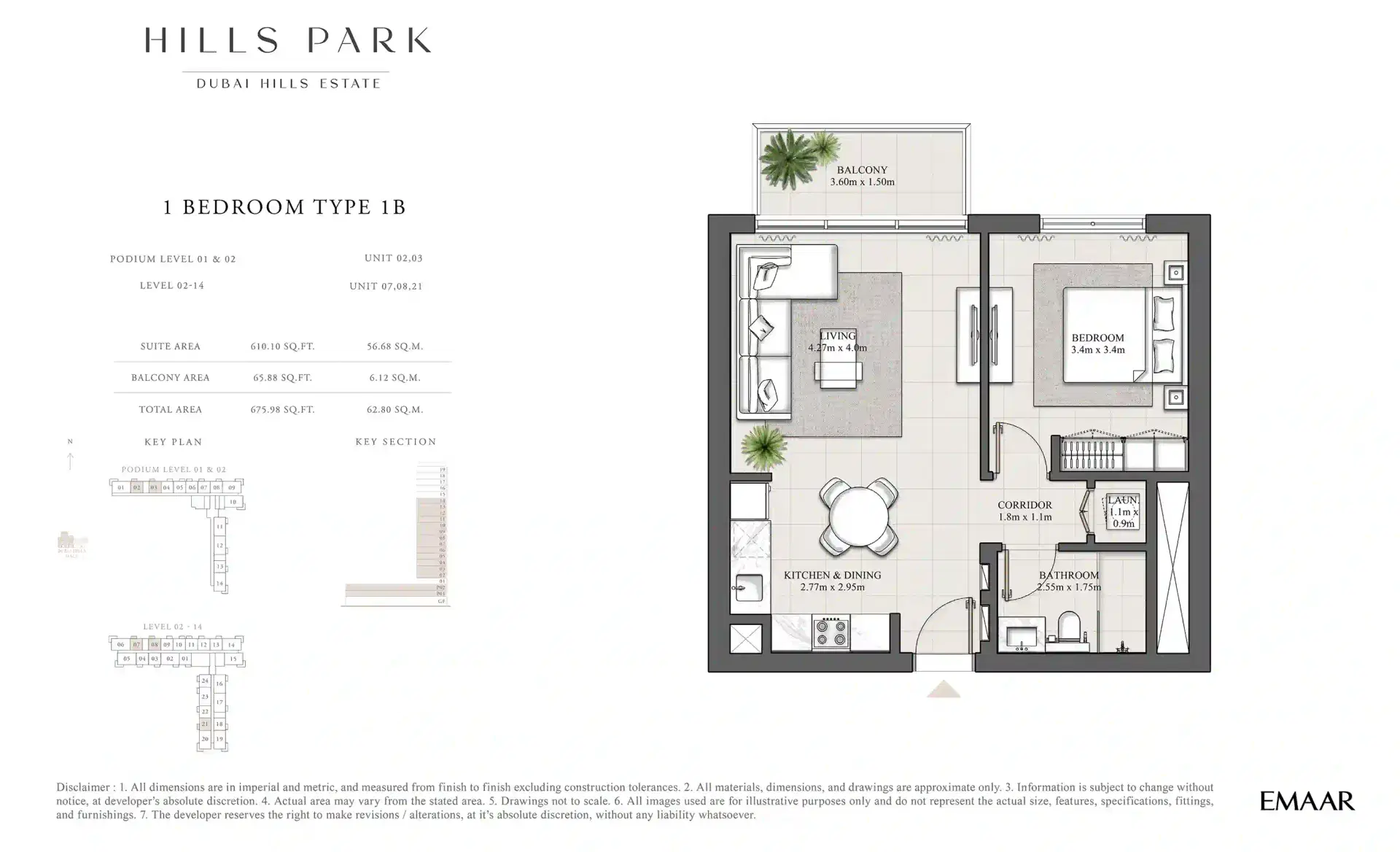 1 Bedroom Apartments