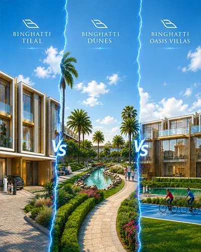 Tilal Binghatti Buyer Guide 2026: Dunes vs Oasis