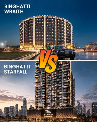 Binghatti Wraith vs Binghatti Starfall: Which Al Jaddaf Tower to Buy in 2026