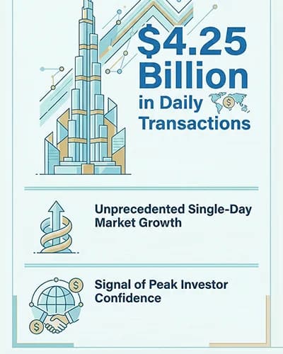 Dubai Property Market Strength: What $4.25 Billion in a Day Means for Investors