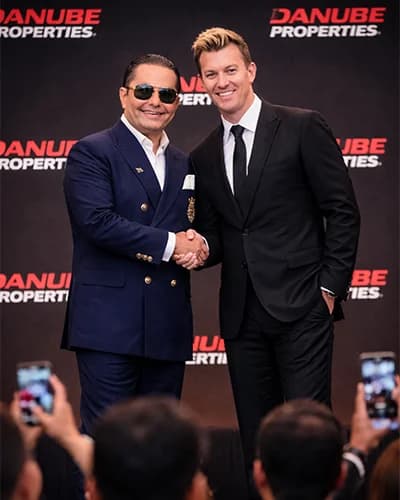 Danube Properties Appoints Cricket Legend Brett Lee as Global Brand Ambassador