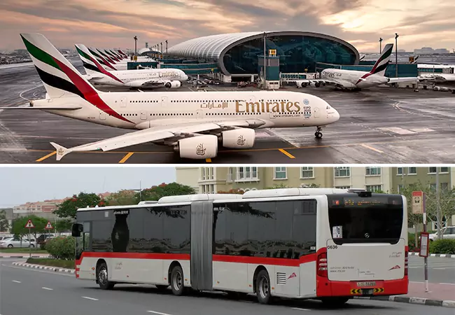 Dubai International Airport and First Ever Bus Services (Dubai Housing)